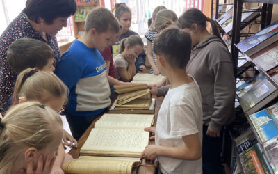 В библиотеке Юратишковской СШ прошло мероприятие посвященное Дню книги