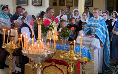 В храме в Юратишках прошел молебен перед началом учебного года